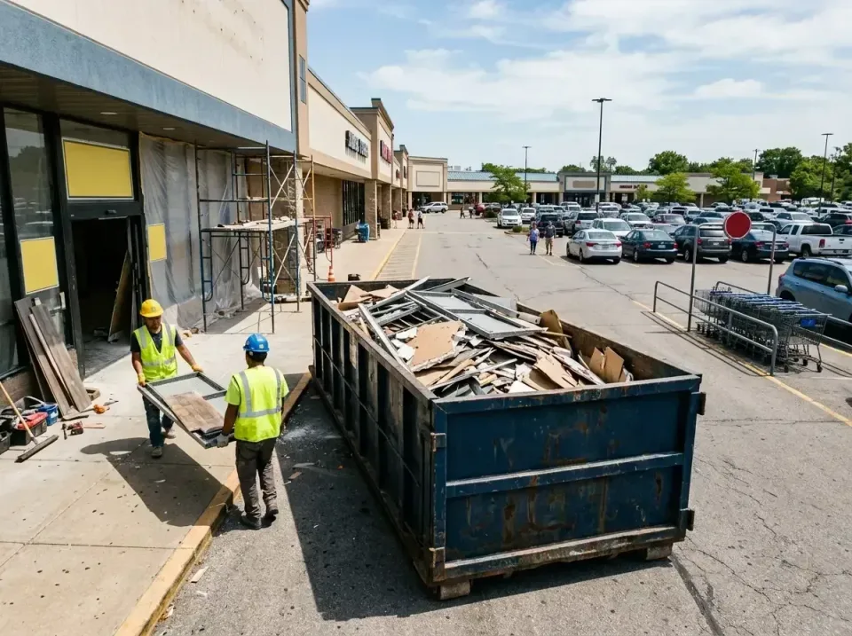 retail-store-renovation-debris-003 — frequently asked questions, Roll-off Dumpster Rentals in Flower Hill, MD